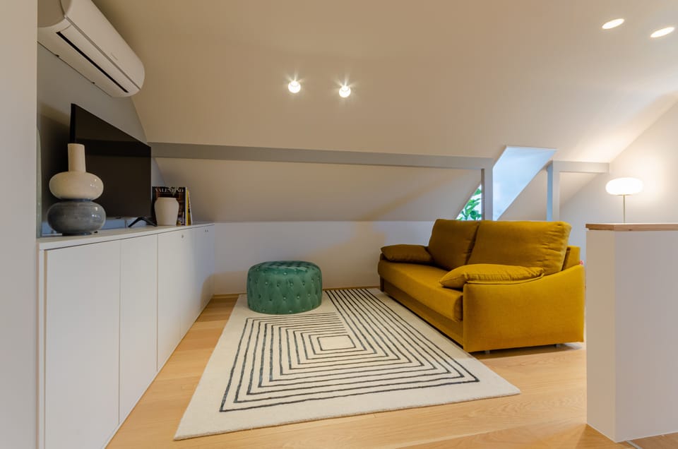 Loft | Living area | 43-inch flat-screen TV with digital channels, TV