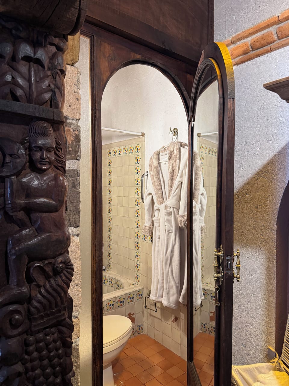 Comfort Room | Bathroom | Rainfall showerhead, hair dryer, slippers, towels
