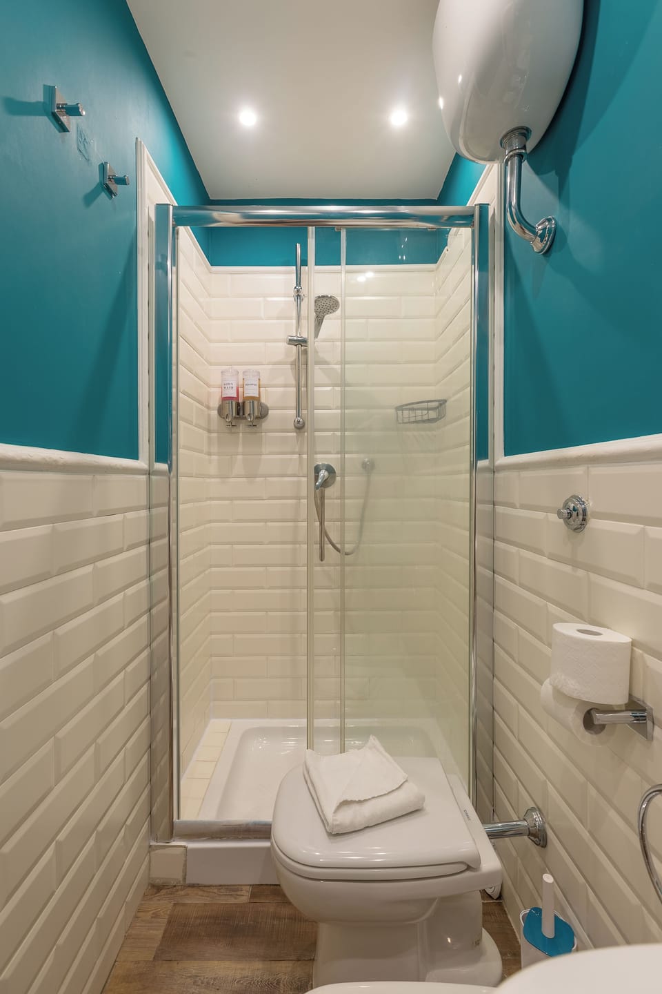 Double Room 5 | Bathroom | Shower, rainfall showerhead, hair dryer, bidet