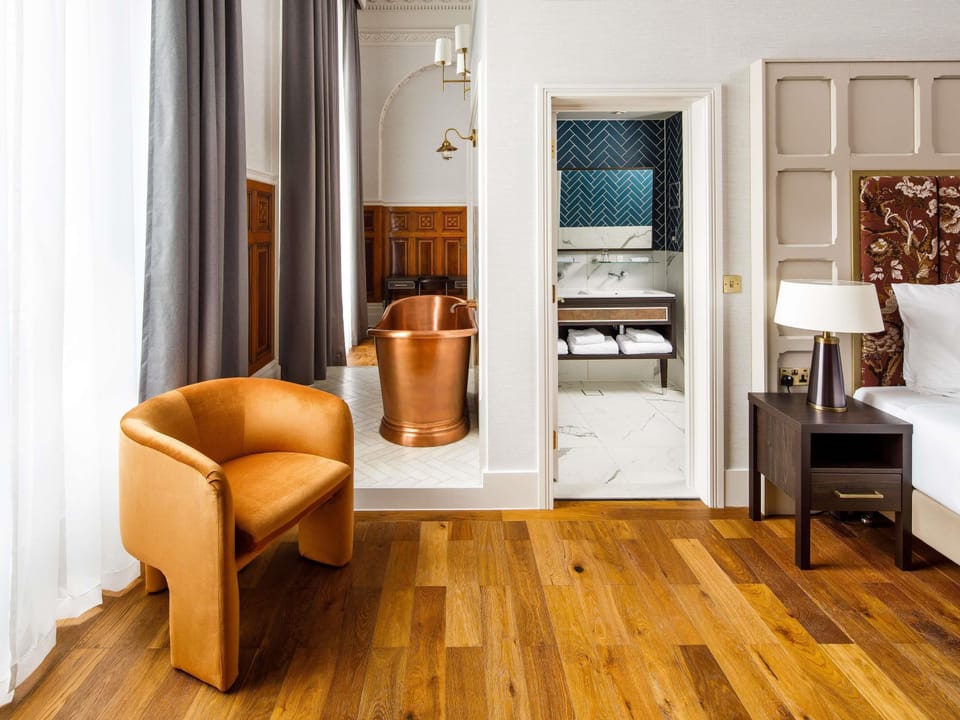 Presidential Suite, 1 King Bed | Egyptian cotton sheets, premium bedding, memory foam beds, in-room safe