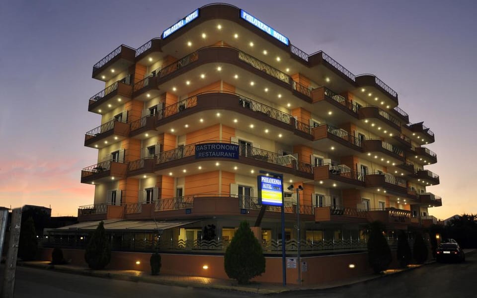 Front of property - evening/night