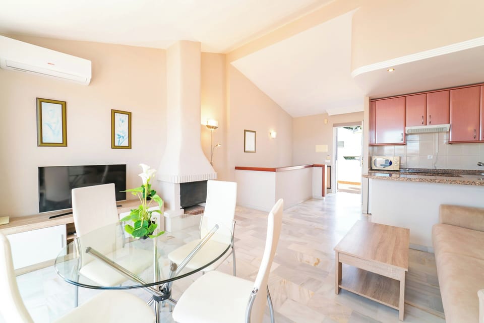 Apartment, 2 Bedrooms, Terrace | Living area | 43-inch LED TV with satellite channels, TV