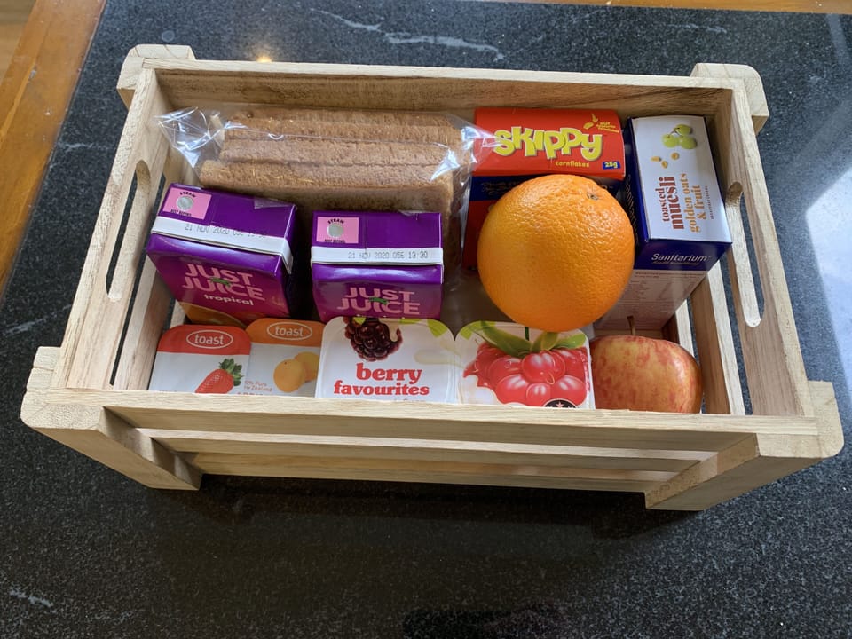 Daily continental breakfast for a fee