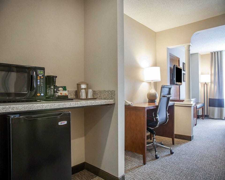Suite, 1 King Bed, Non Smoking | Desk, iron/ironing board, free cribs/infant beds, free rollaway beds