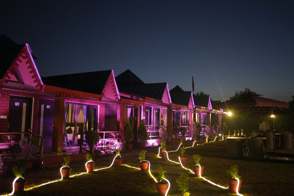 Front of property - evening/night