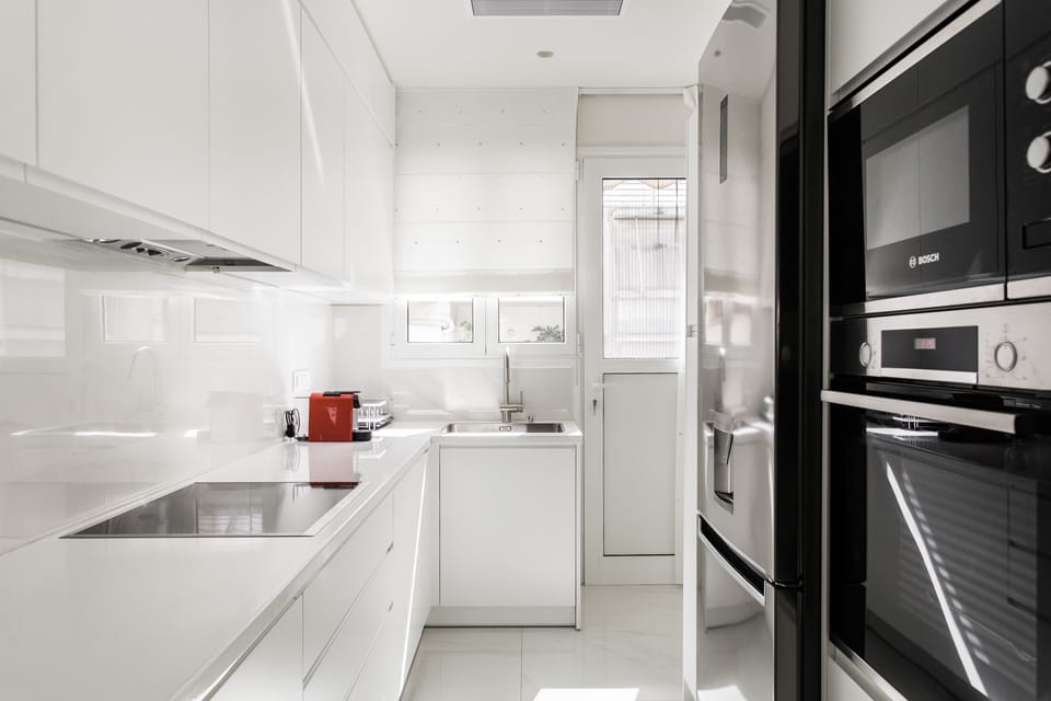 Standard Apartment | Private kitchen | Espresso maker, electric kettle, dining table