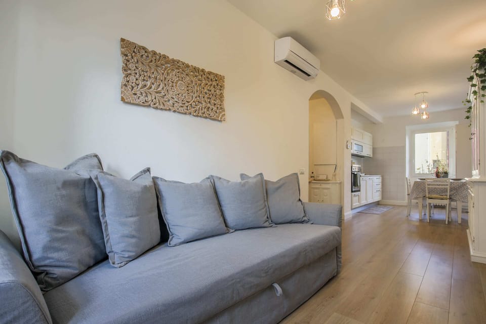 Basic Apartment, 1 Double Bed with Sofa bed | Living area | TV