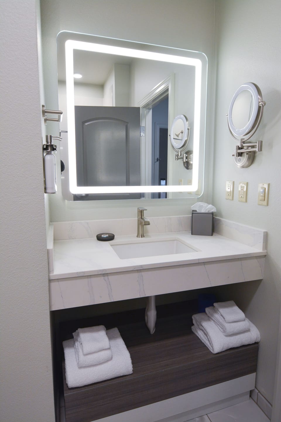 Free toiletries, hair dryer, towels, soap