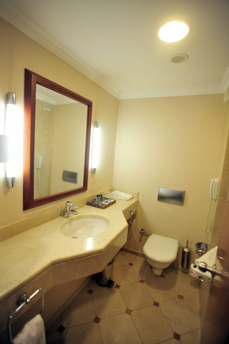 Combined shower/tub, deep soaking tub, rainfall showerhead