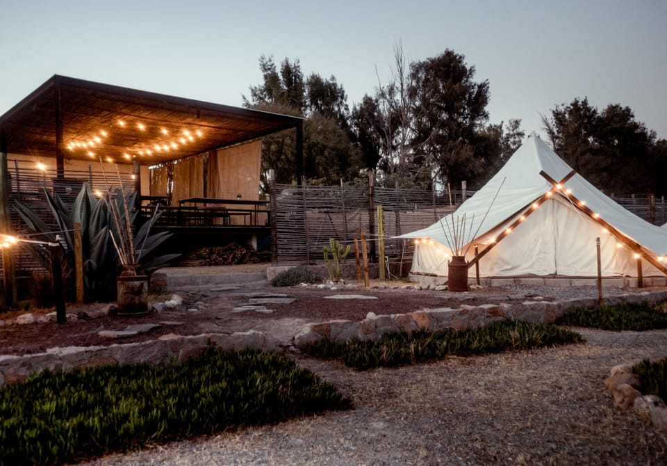 Deluxe Tent | Premium bedding, laptop workspace, WiFi (free), bed sheets