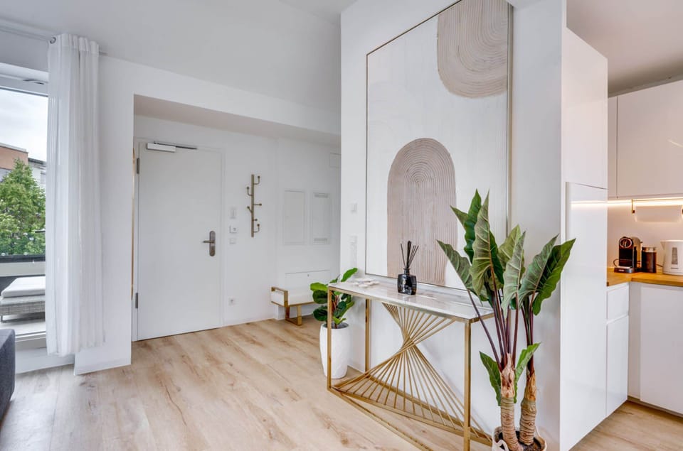 Luxury Condo | Living area | 50-inch Smart TV with cable channels, TV, Netflix