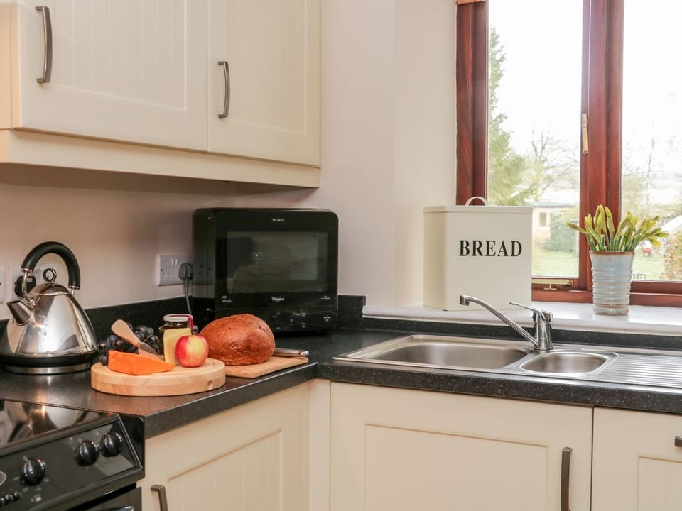 Fridge, dishwasher, electric kettle, toaster