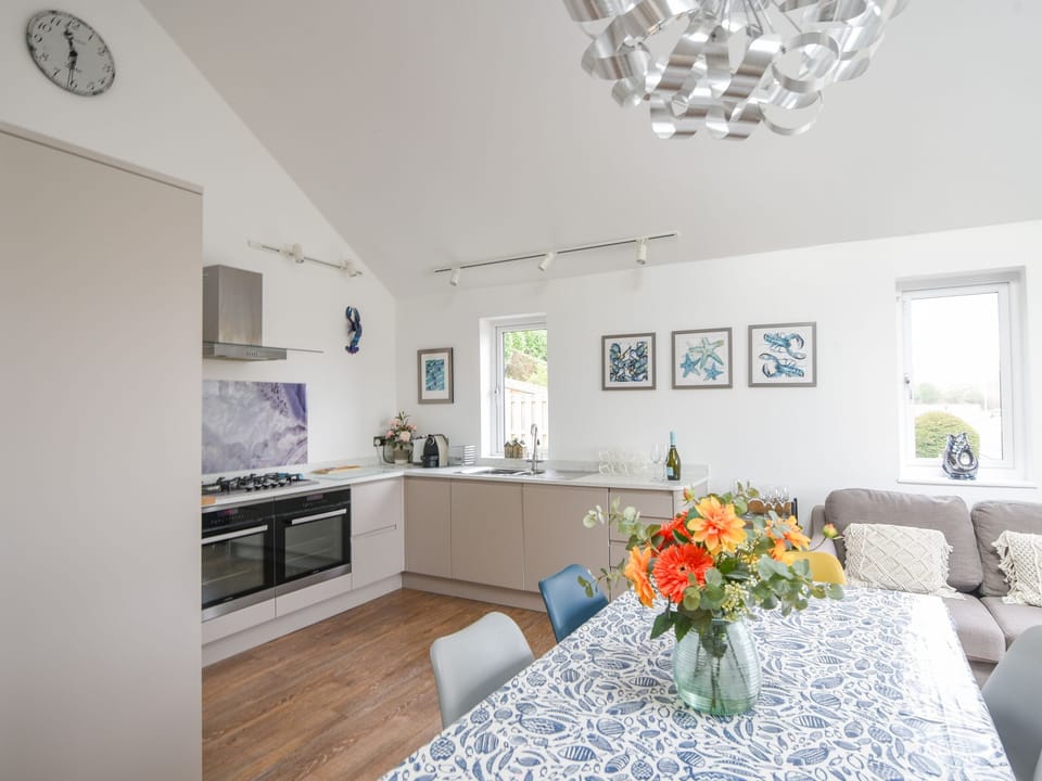 Fridge, dishwasher, electric kettle, toaster