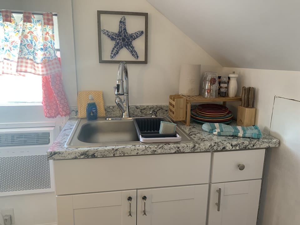 Apartment, 1 Bedroom | Private kitchen | Fridge, oven, coffee/tea maker, toaster