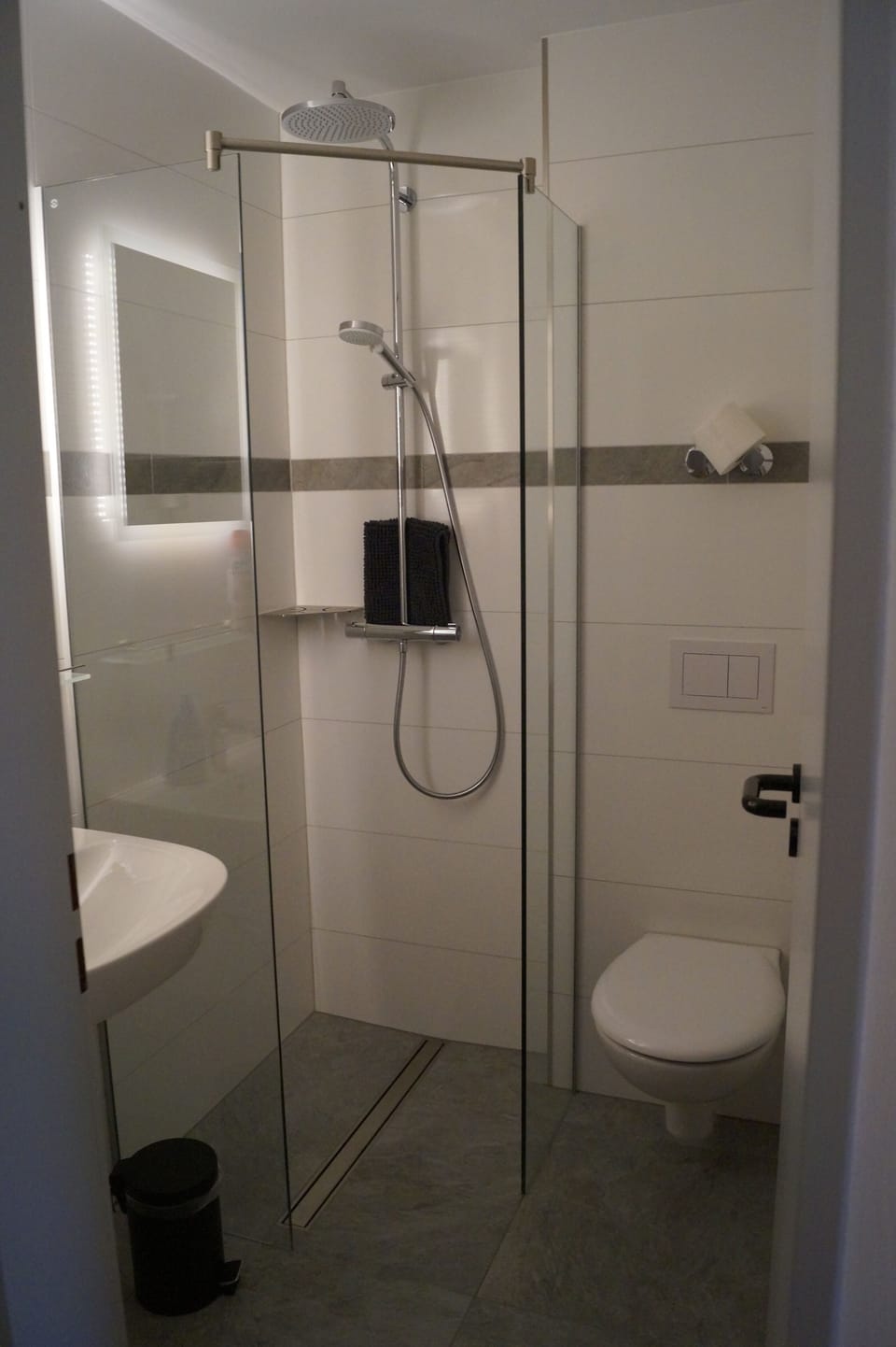 Hair dryer, towels