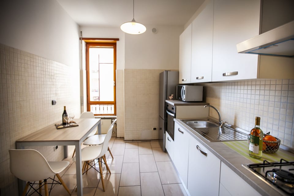 Family Apartment | Private kitchen | Fridge, oven, stovetop, dishwasher