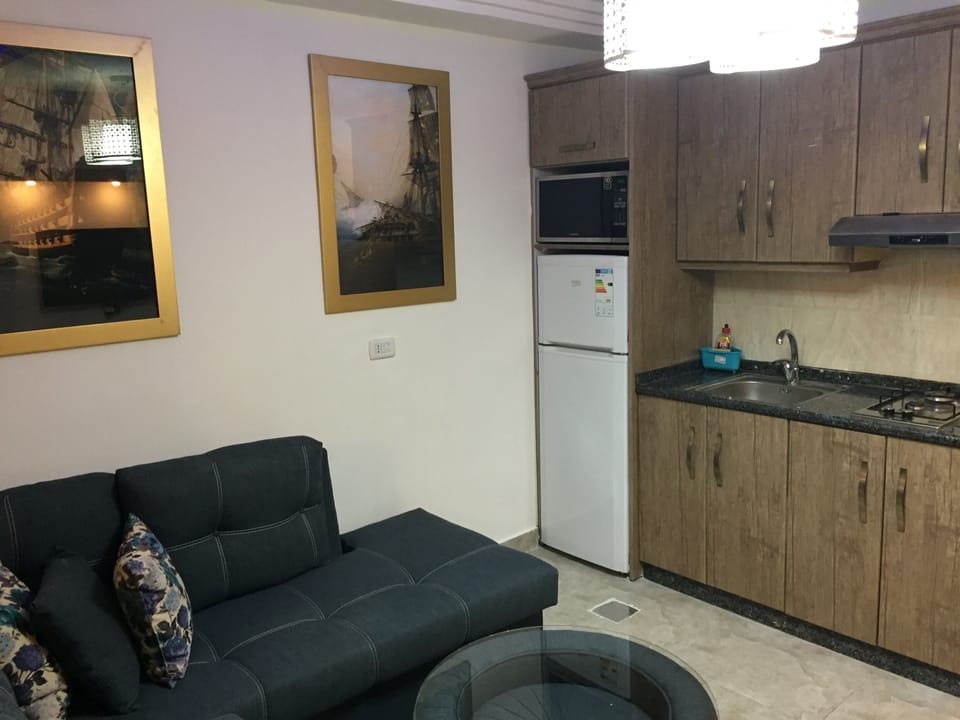 Apartment, 1 Bedroom, Accessible, Smoking | Living area