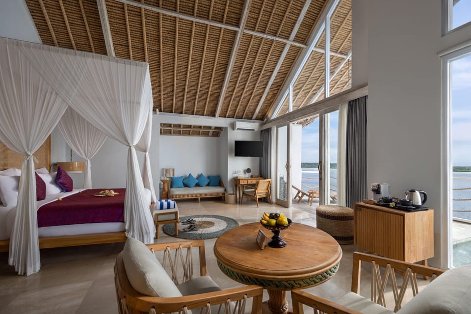 One Bedroom Pool Villa Ocean View with Daily Afternoon Tea | 1 bedroom, premium bedding, down comforters, pillowtop beds