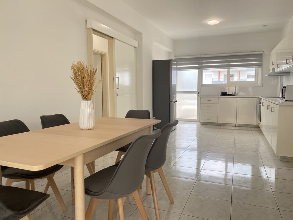 Luxury Apartment | Private kitchen | Coffee/tea maker, full-size fridge, microwave, oven