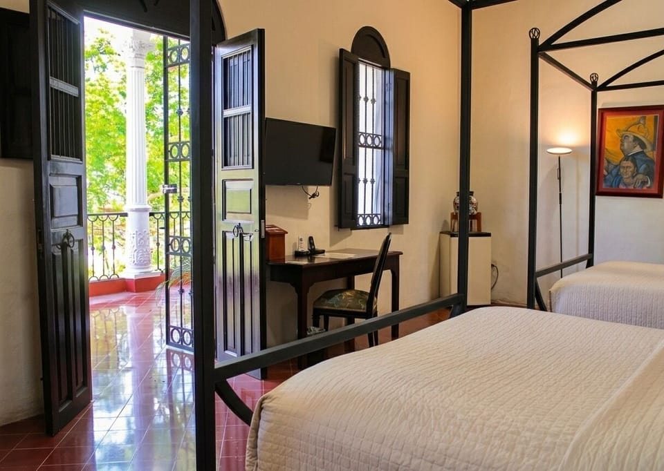 Double or Twin Room, 2 Queen Beds | Premium bedding, in-room safe, laptop workspace, iron/ironing board