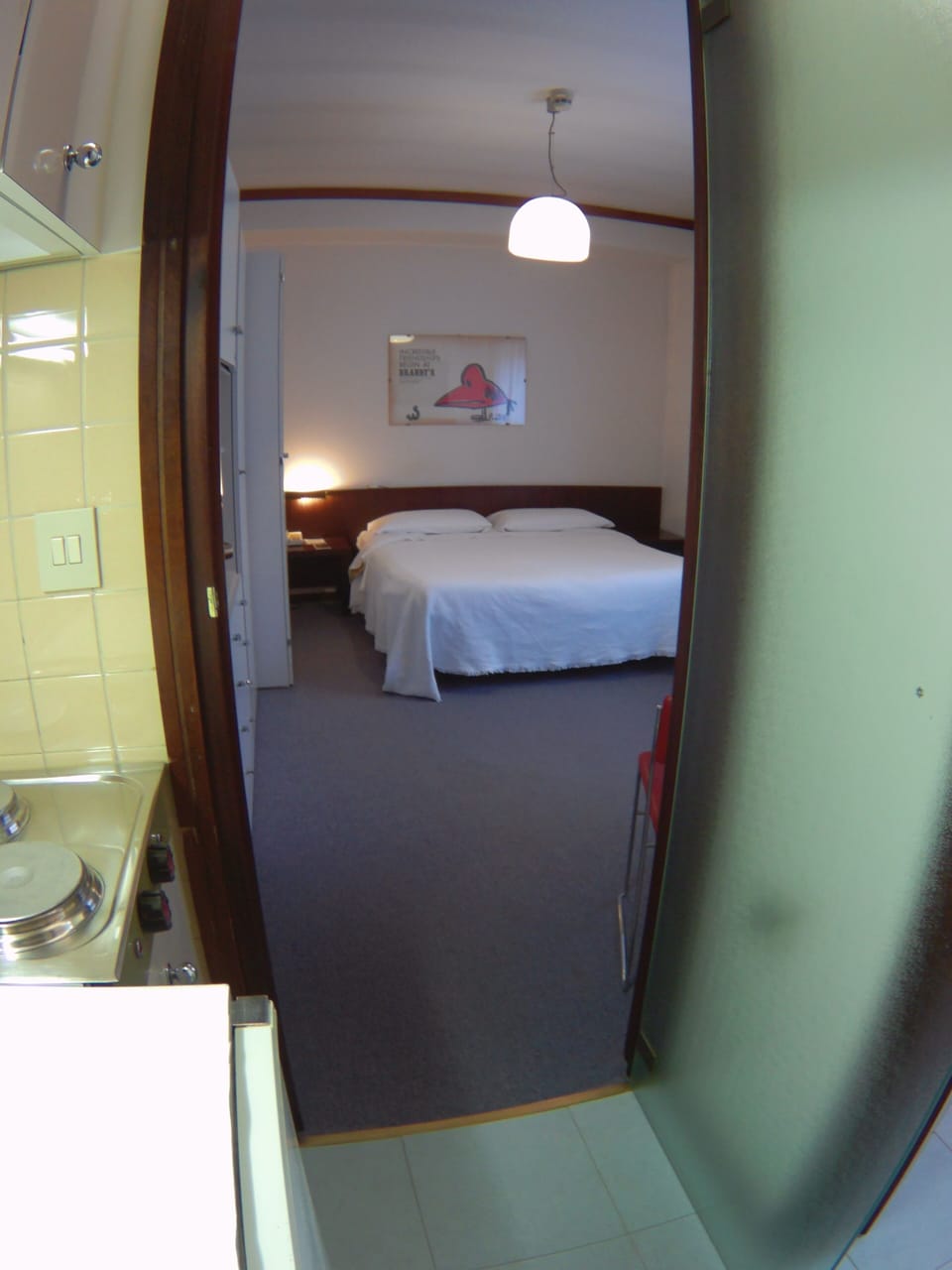 Standard Double Room, 1 Double or 2 Twin Beds, Non Smoking, City View | Private kitchenette | Fridge