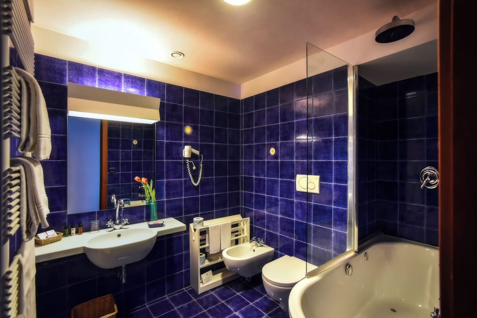 Superior Double or Twin Room | Bathroom | Shower, free toiletries, hair dryer, slippers