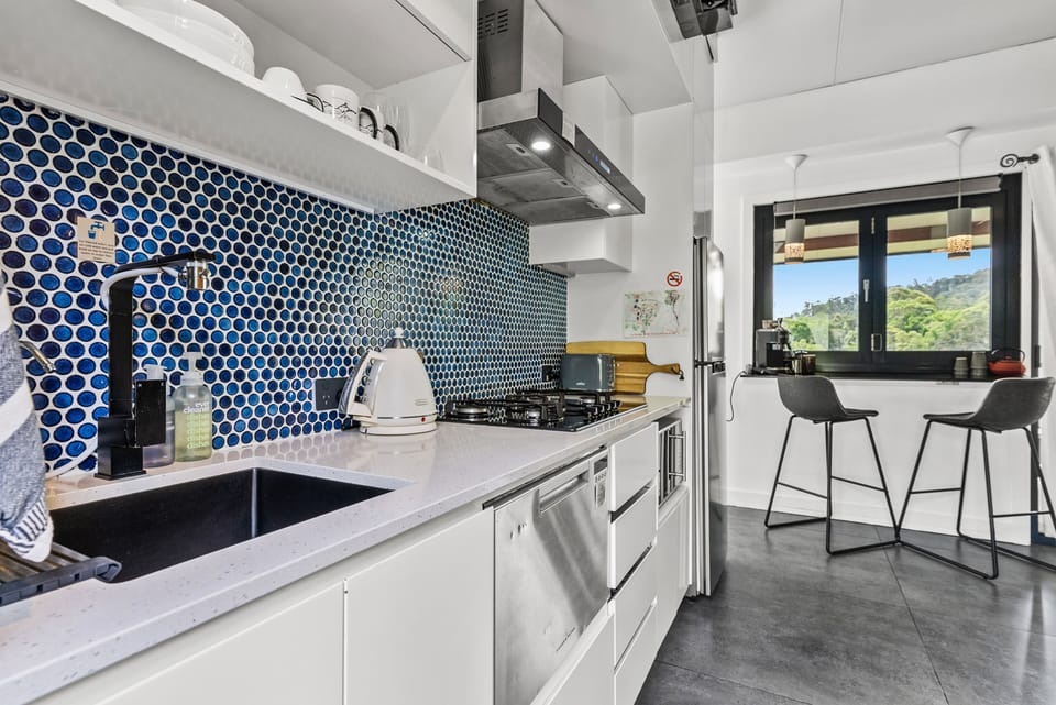 Luxury Villa | Private kitchen | Espresso maker, coffee/tea maker, full-size fridge, microwave