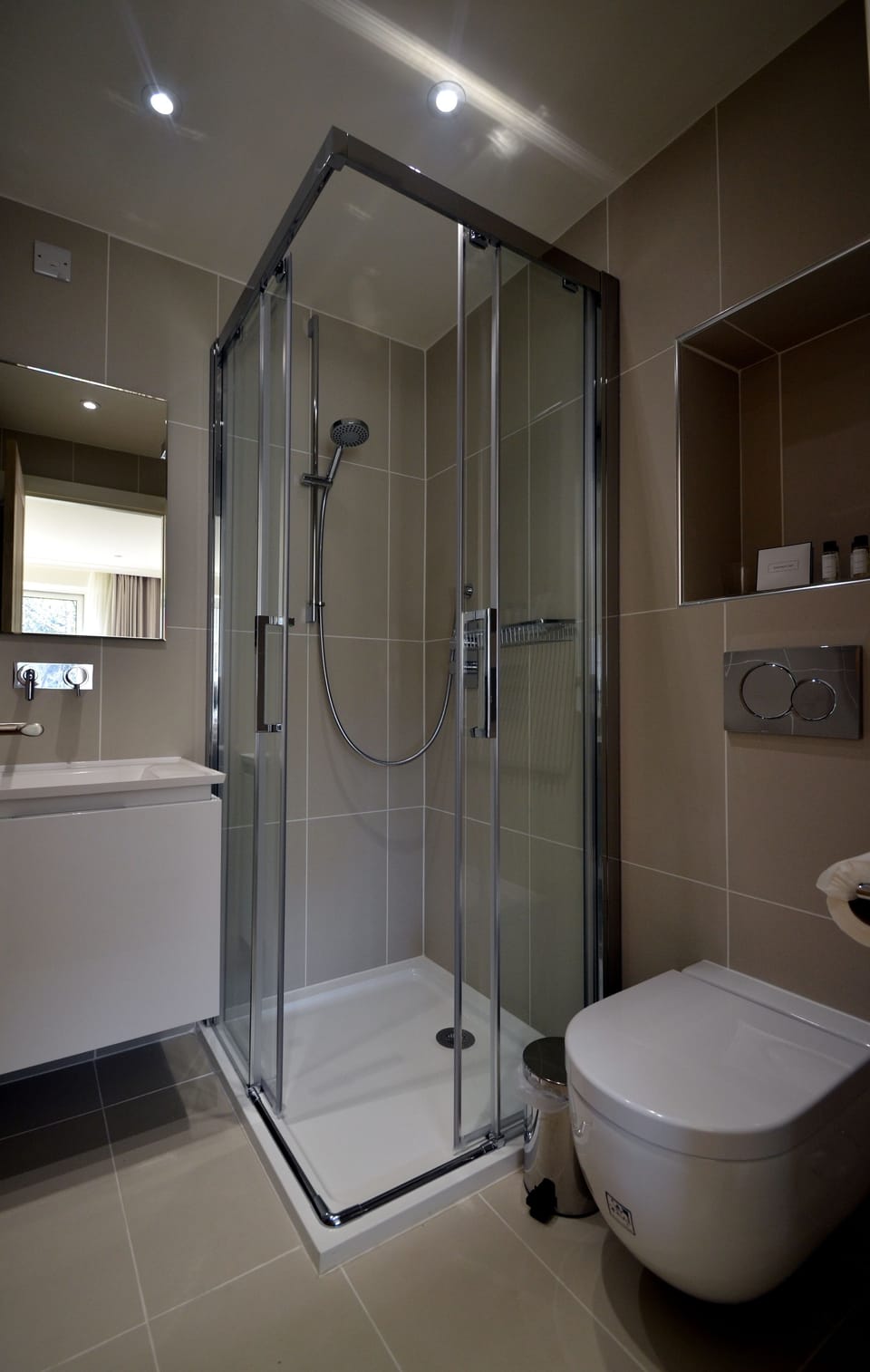 Free toiletries, hair dryer, towels