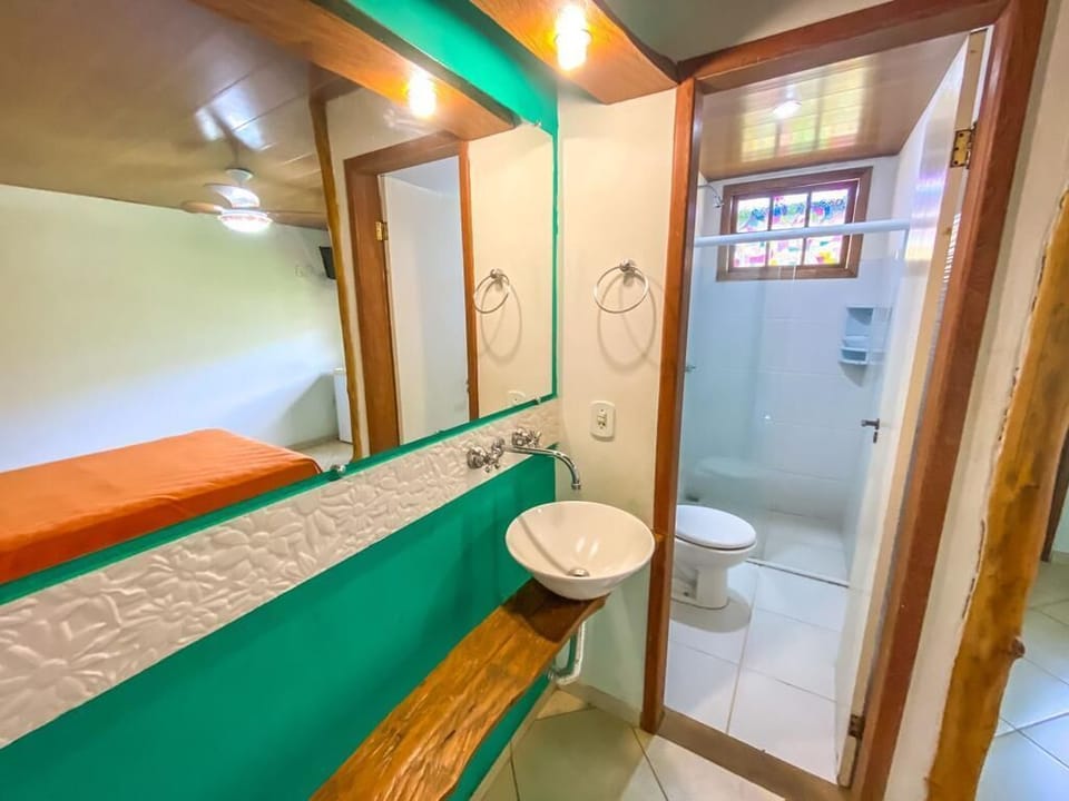 Classic Double Room, 1 Double Bed | Bathroom | Hair dryer, towels