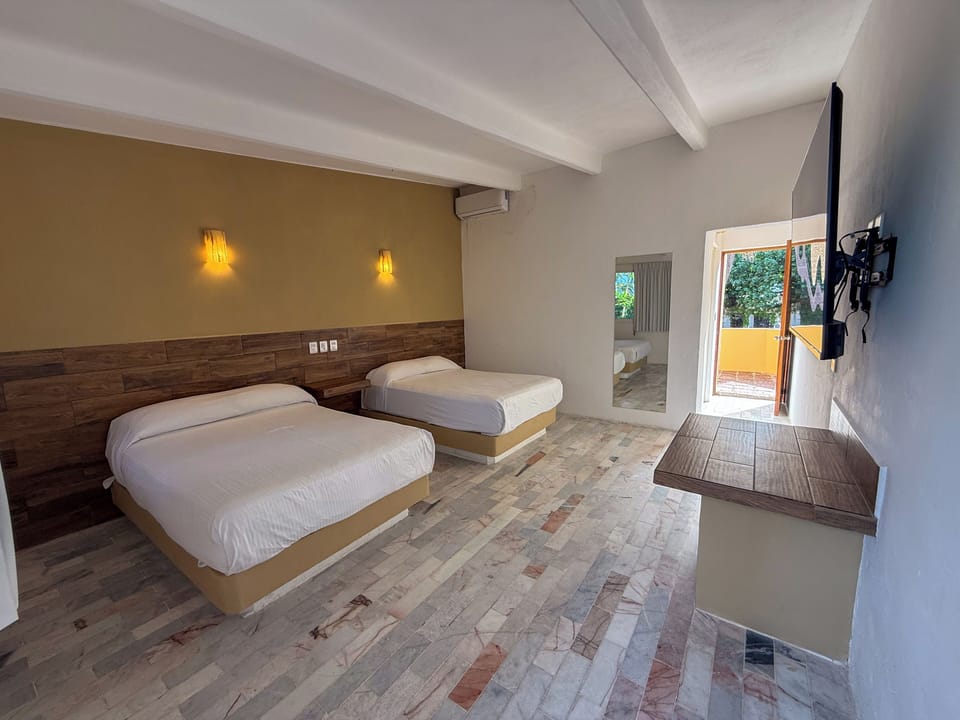 Standard Room, 2 Double Beds | Premium bedding, bed sheets