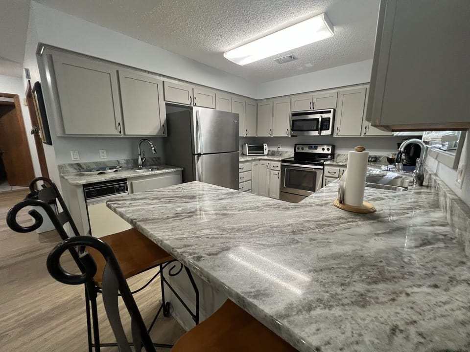 Condo, 2 Bedrooms | Private kitchen | Coffee/tea maker, fridge, oven