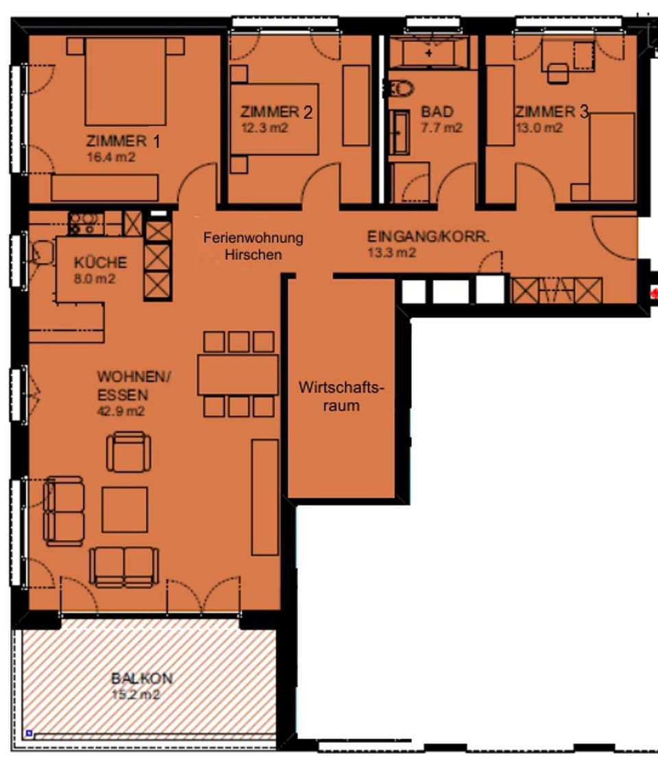 Comfort Apartment | Floor plan
