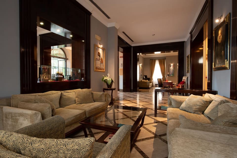 Lobby sitting area