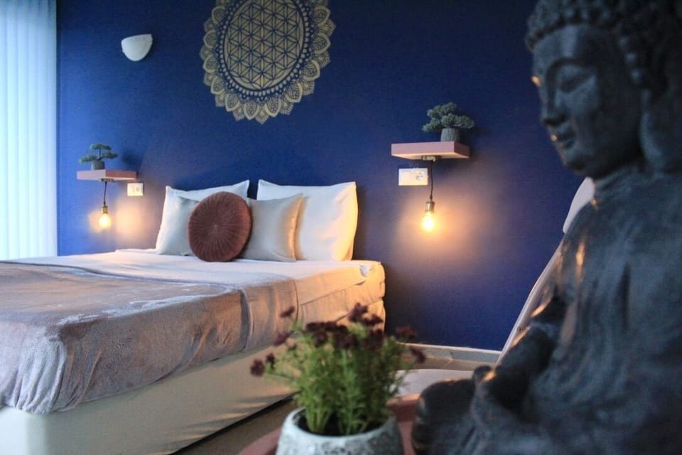 Double Room with Balcony and Forest View | Memory foam beds, minibar, iron/ironing board, free WiFi