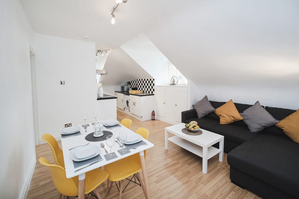 Deluxe Apartment | Living area | 50-inch Smart TV with digital channels, TV