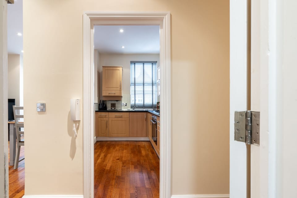 Deluxe Apartment | Private kitchen | Full-size fridge, microwave, oven, dishwasher