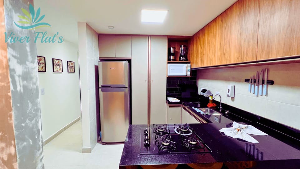 Apartment | Private kitchen | Full-size fridge, microwave, oven, coffee/tea maker