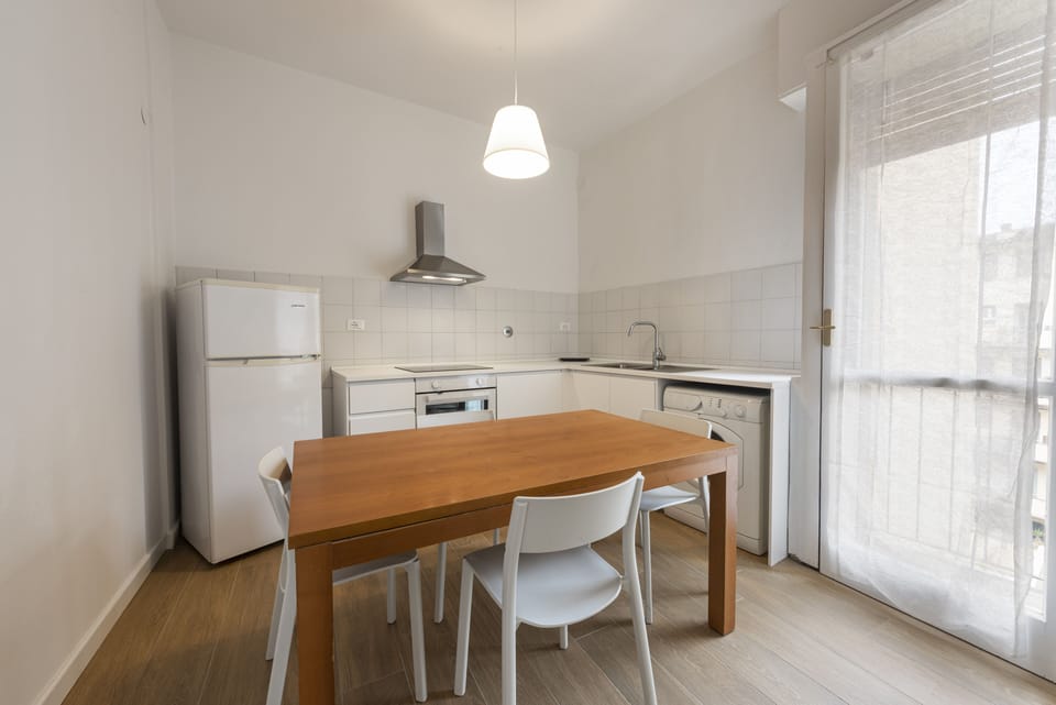 City Apartment | Private kitchen | Full-size fridge, oven, stovetop, cookware/dishes/utensils
