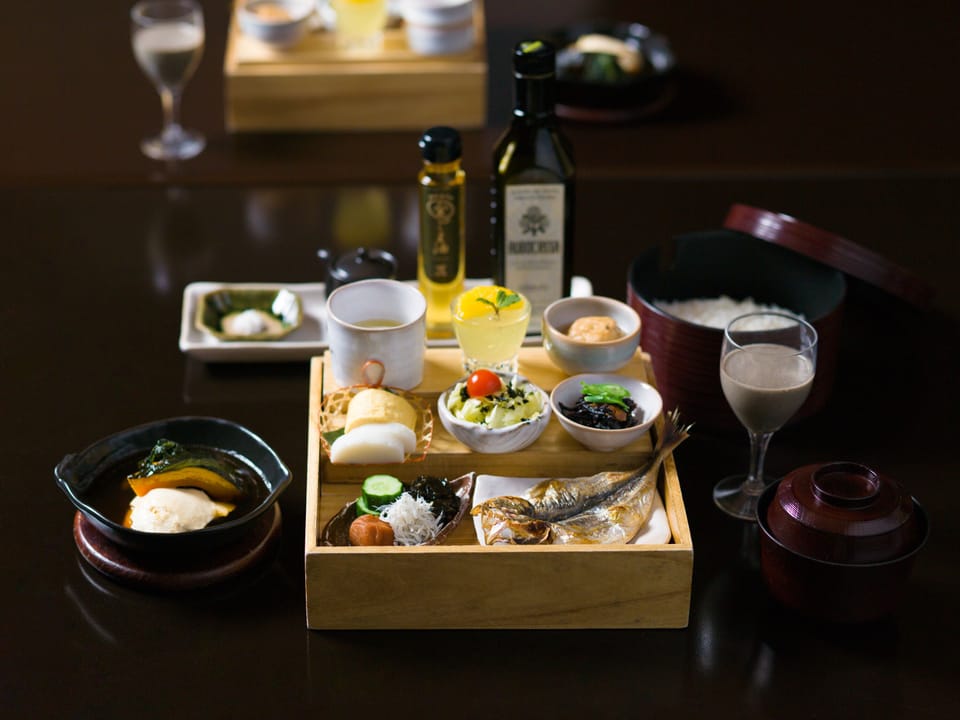 Daily Japanese breakfast for a fee