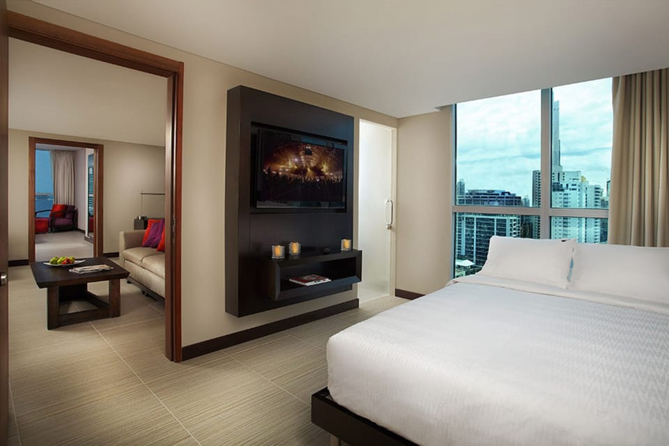 Family Suite, 2 Bedrooms, Sea View | Premium bedding, down comforters, minibar (free items), in-room safe
