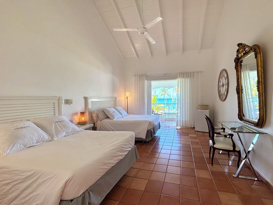 Standard Double Room, Sea View | In-room safe, laptop workspace, blackout drapes, iron/ironing board