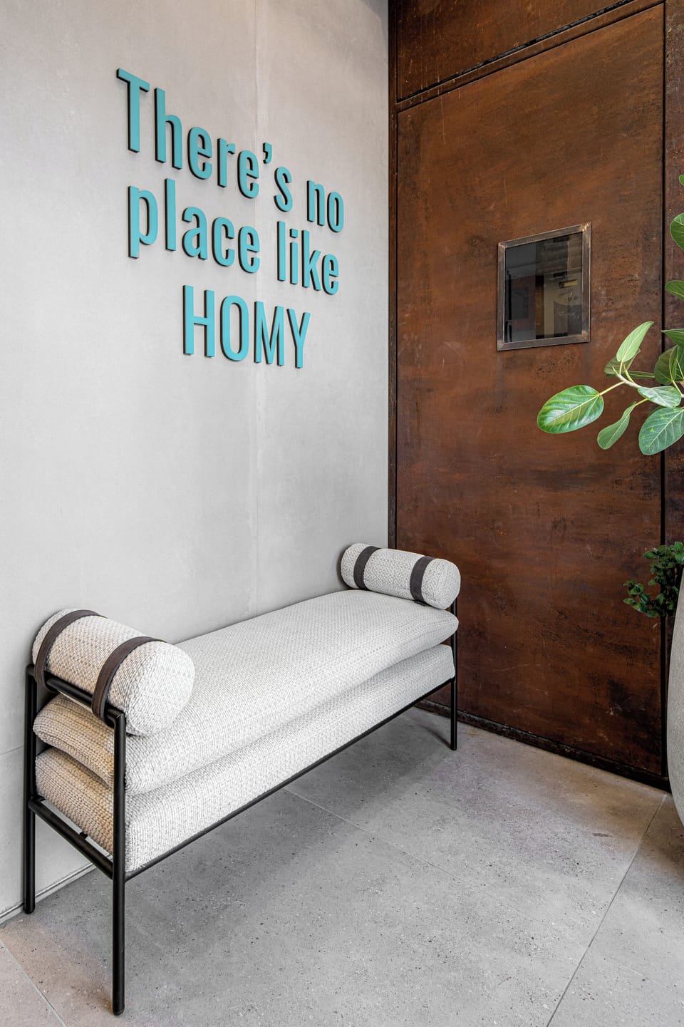 Interior entrance