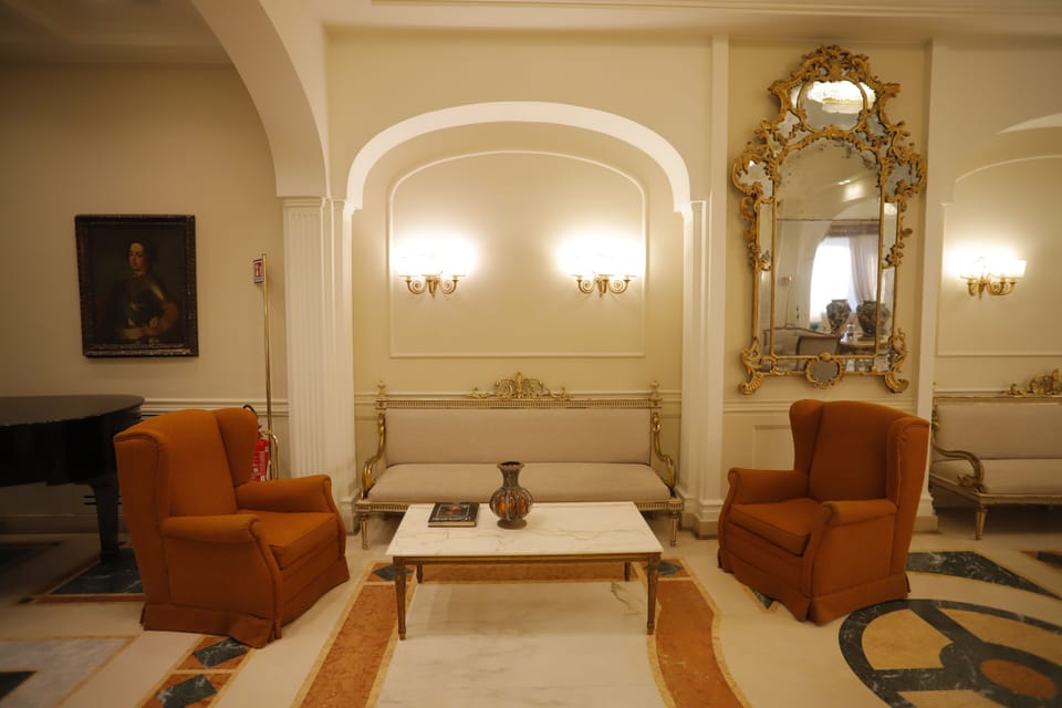 Lobby sitting area