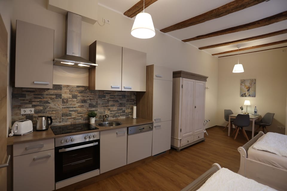 Standard Apartment | Private kitchen | Shared fridge, shared microwave