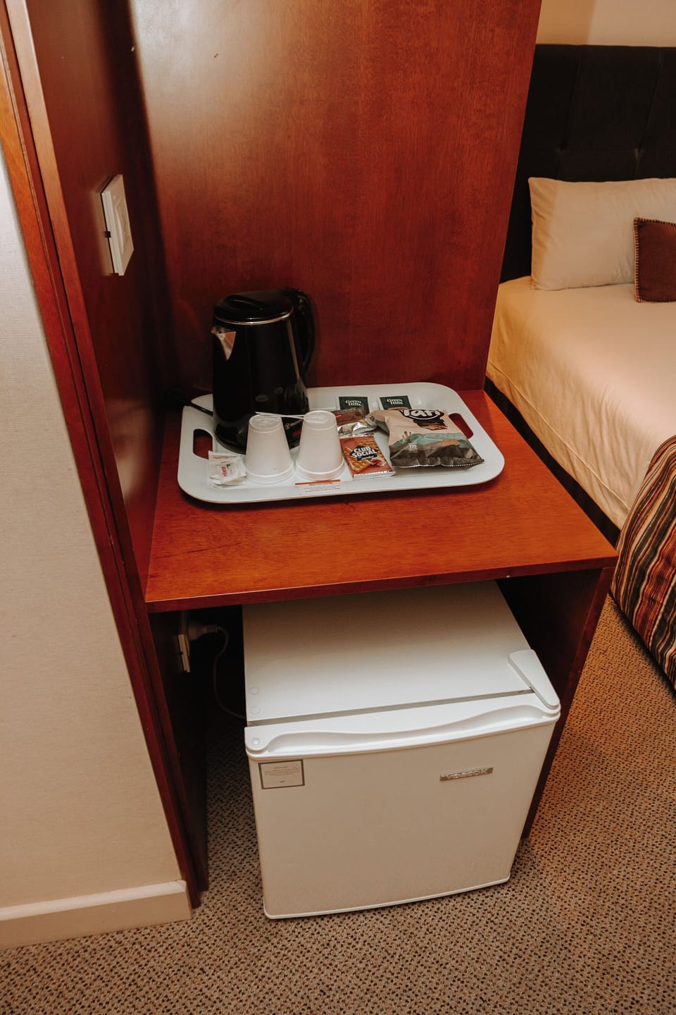 Room, 2 Double Beds, Non Smoking | Minibar, in-room safe, desk, blackout drapes