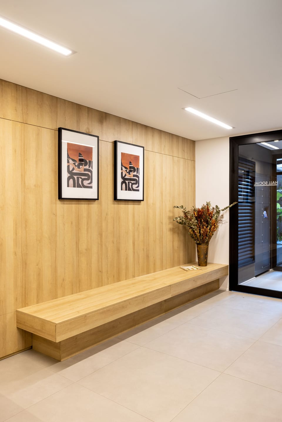 Interior entrance