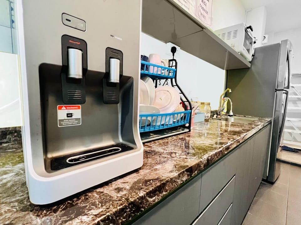 Shared fridge, shared microwave
