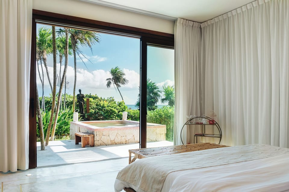 Sea Front Room with Refreshing Plunge Pool | View from room