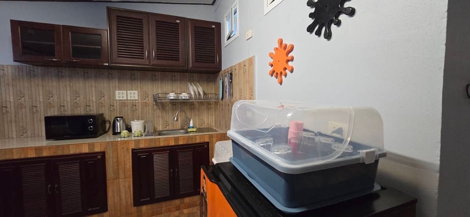 Family House, 1 Bedroom, Non Smoking | Private kitchen | Fridge, cleaning supplies