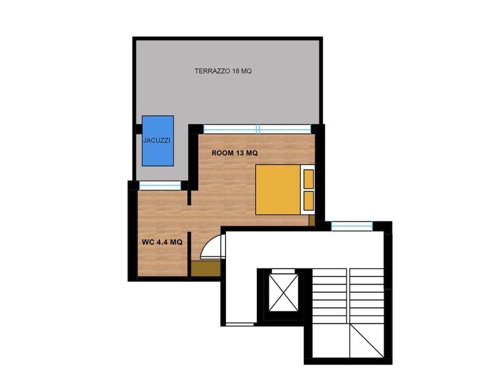 Executive Double Room | Floor plan